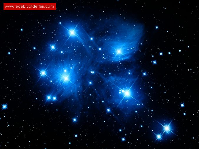 Buras Mavi Orion Ak Galaksisi Cennetin Deli Mavi Rengi