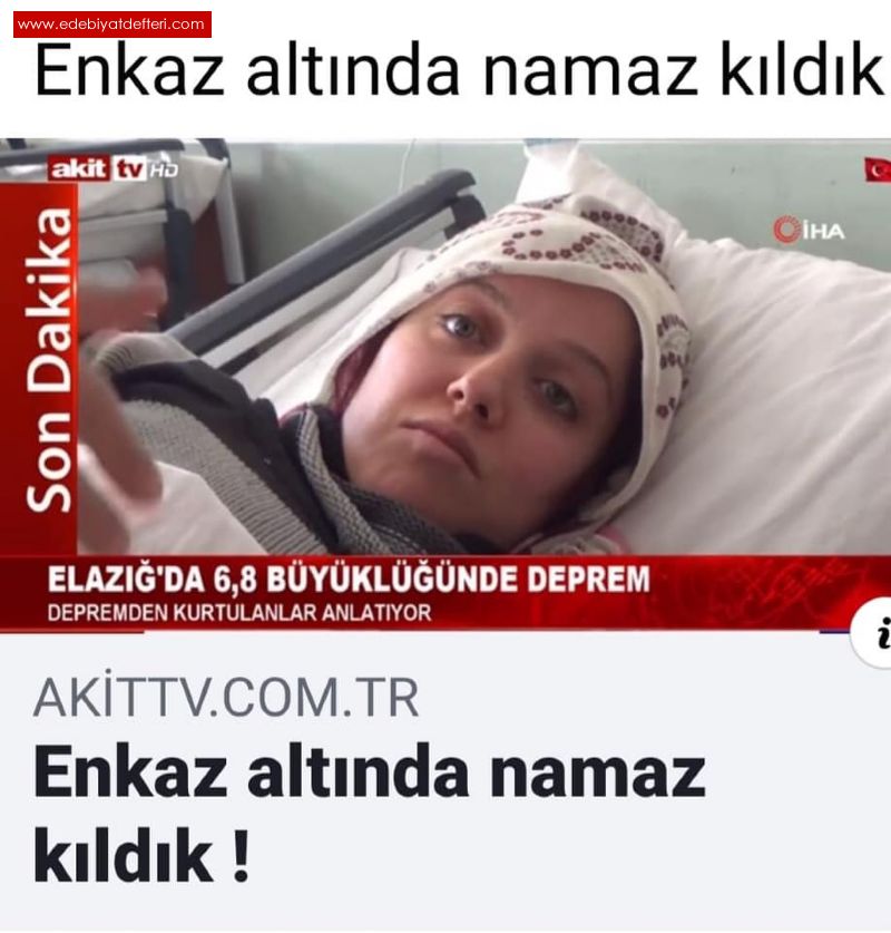 Elaz  Depreminden almamz  gereken dersler