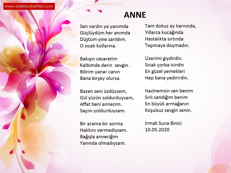 ANNE/IRMAK SUNA BNC