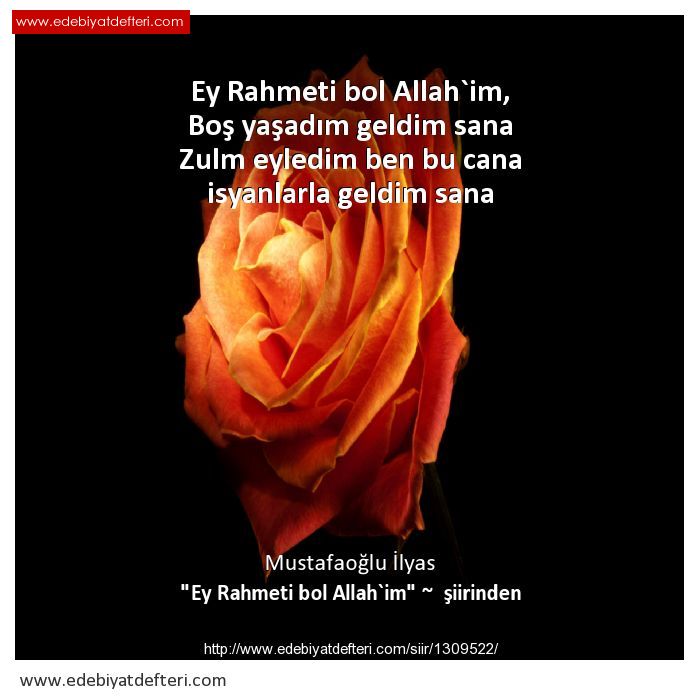 Ey Rahmeti bol Allah`im