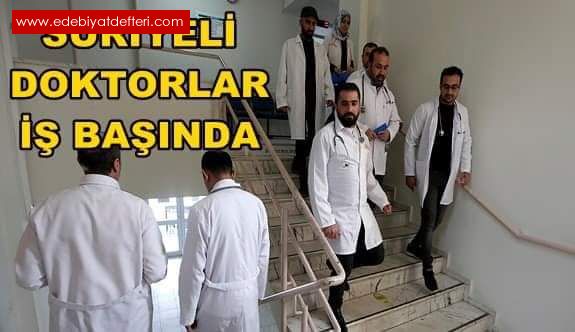Neden Suriyeli Doktorlar