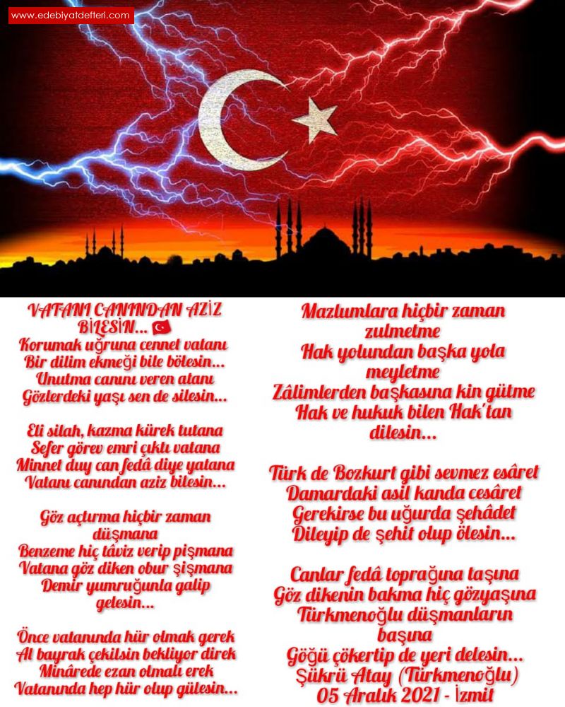 Vatan canndan aziz bilesin... 🇹🇷