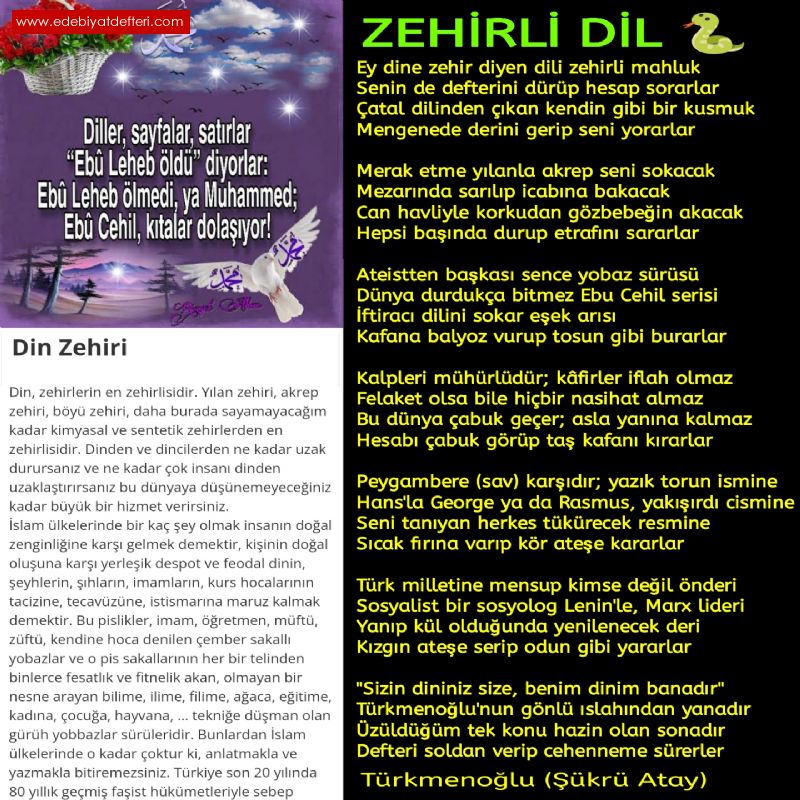 Zehirli Dil 🐍 (Ateist'e cevap)