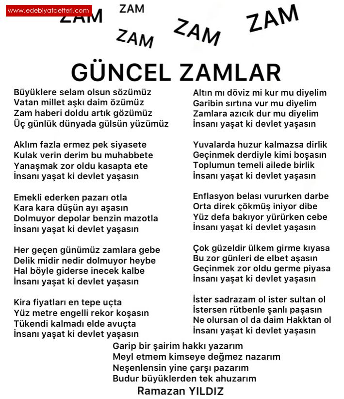 GNCEL ZAMLAR