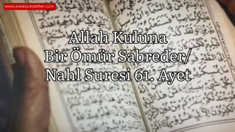 Allah Kuluna Bir mr Sabreder/ Nahl Suresi 61. Ayet