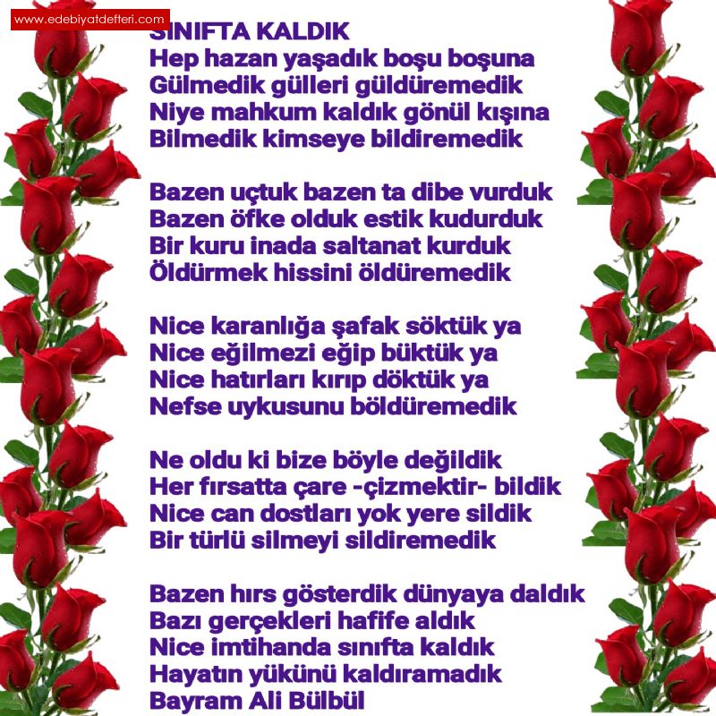 SINIFTA KALDIK