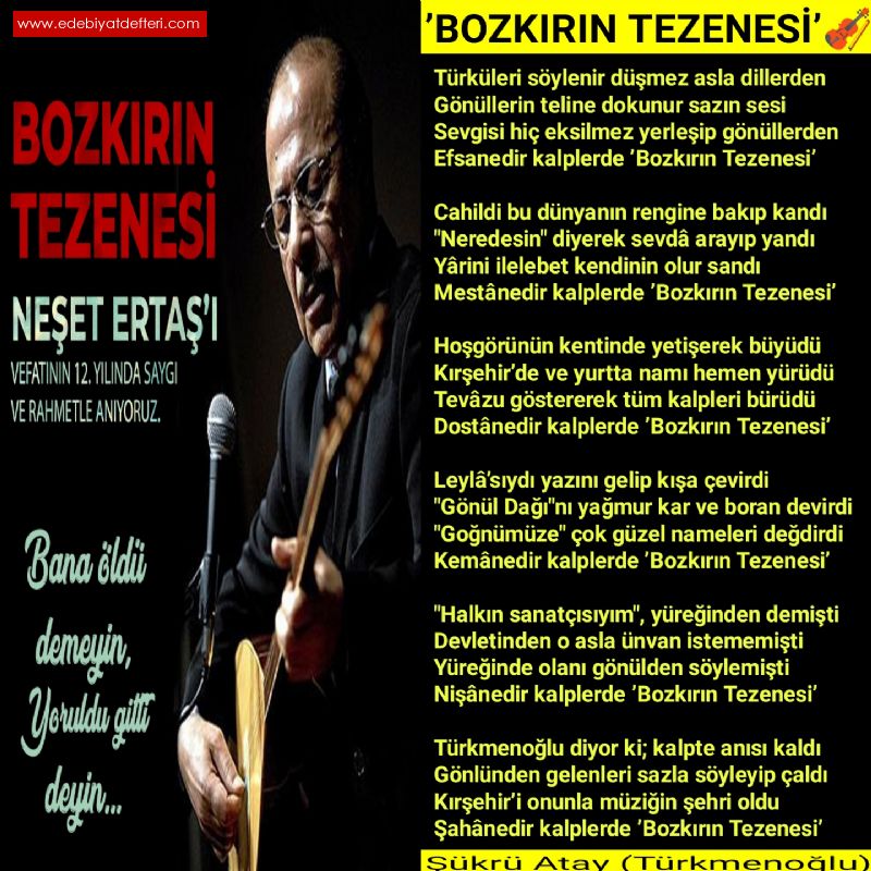 BOZKIRIN TEZENES🎻