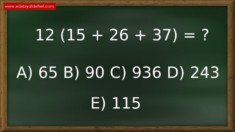 Siyah beyaz matematik