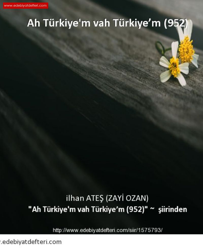 Ah Trkiye'm vah Trkiyem (952)