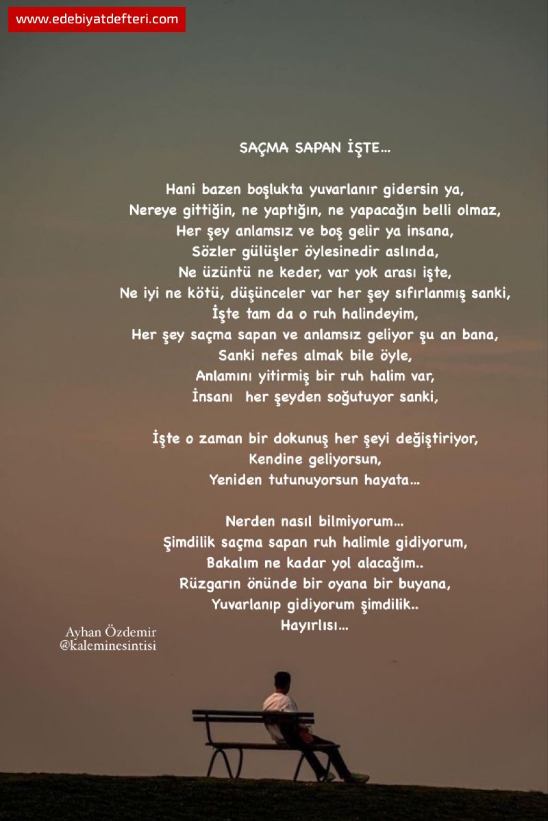SAÇMA SAPAN İŞTE…