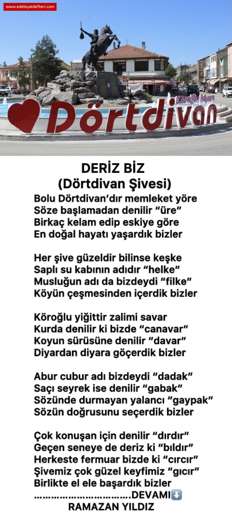 Deriz Biz (Drtdivan ivesi)