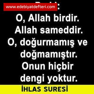 DEKİ O ALLAHTIR