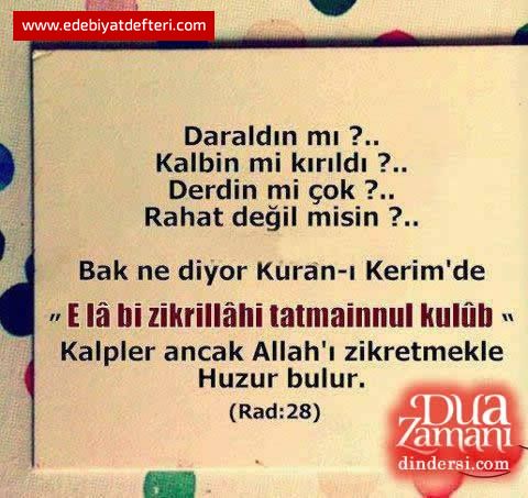 KURAN  ALLAHN PDR  SARILAN  CENNETLK  OLUR.