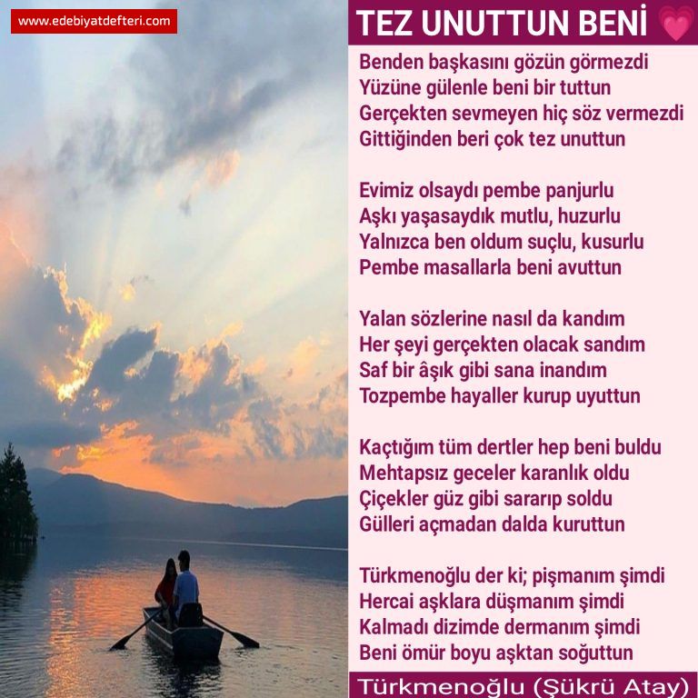 TEZ UNUTTUN BEN 💗