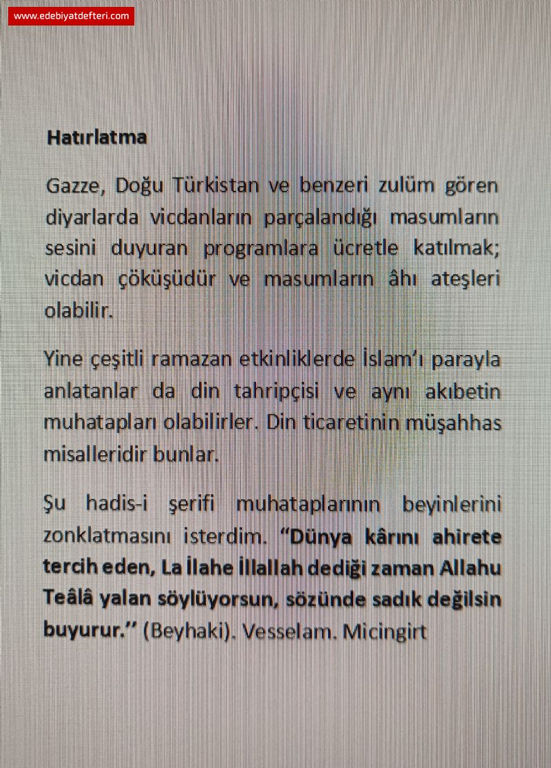 Hatrlatma
