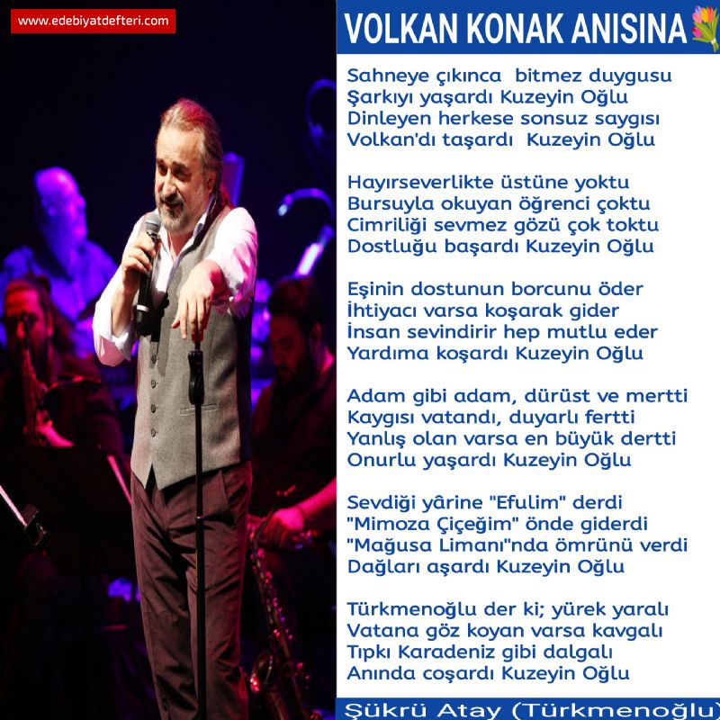 VOLKAN KONAK ANISINA💐