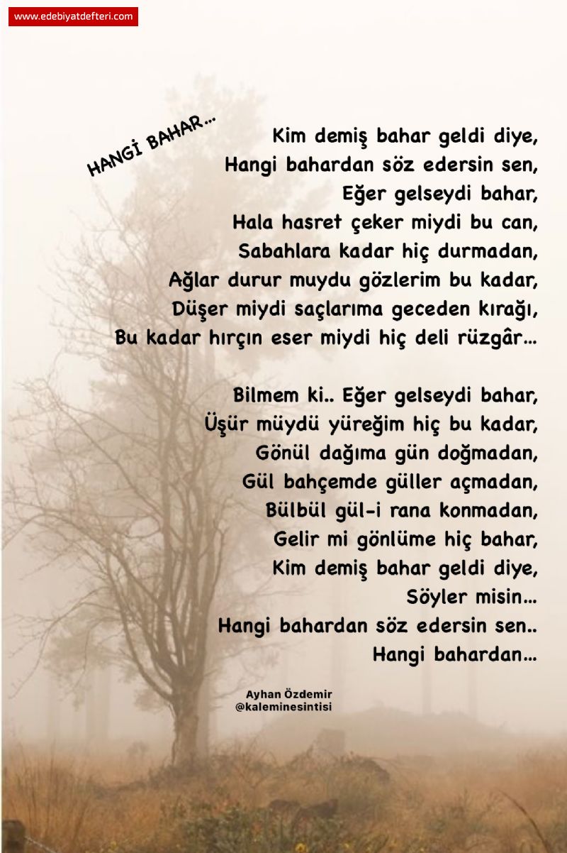 HANGİ BAHAR..