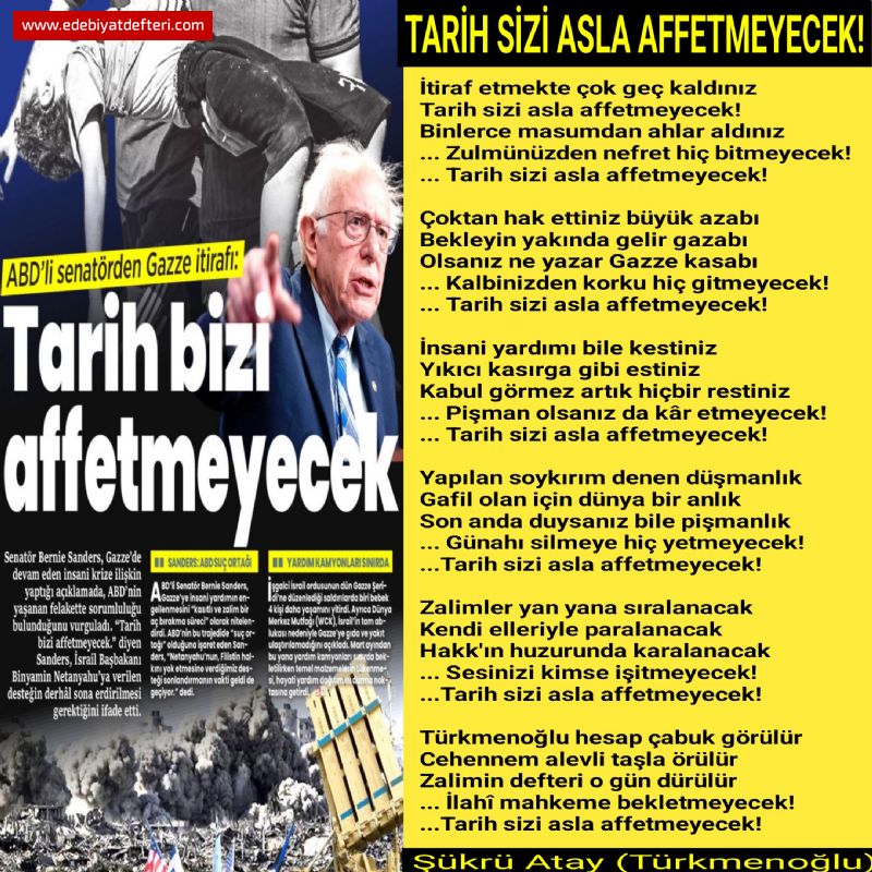 TAR�H S�Z� ASLA AFFETMEYECEK!