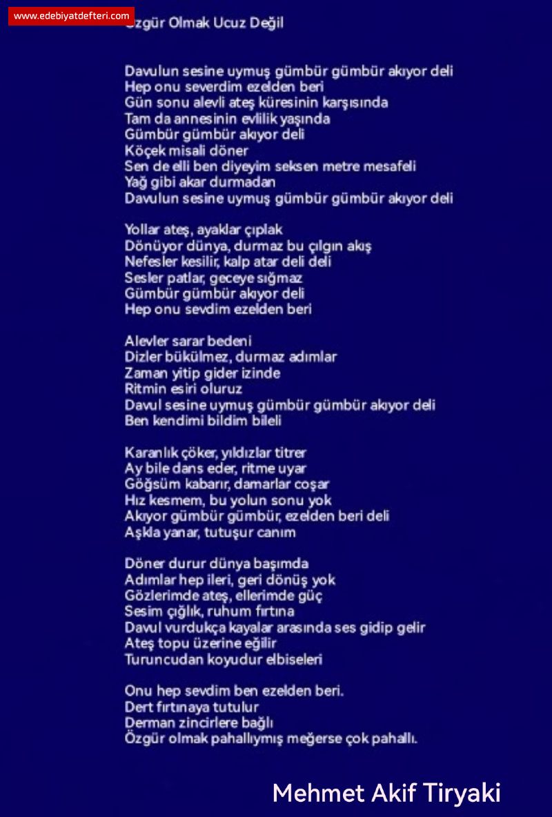 zgr Olmak Ucuz Deil