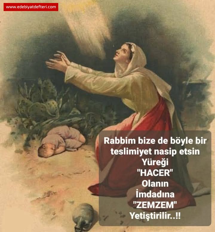 TESLİMİYET TİMSALİ HACER ANNEMİZE
