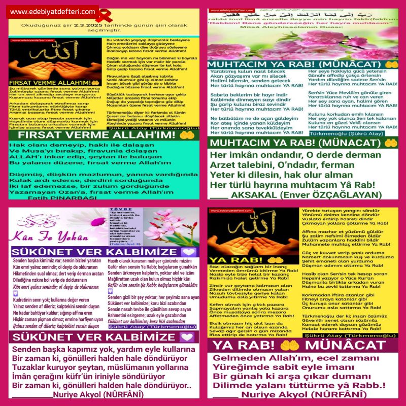 DOST YÜREĞİNDEN SÜZÜLENLER (4)