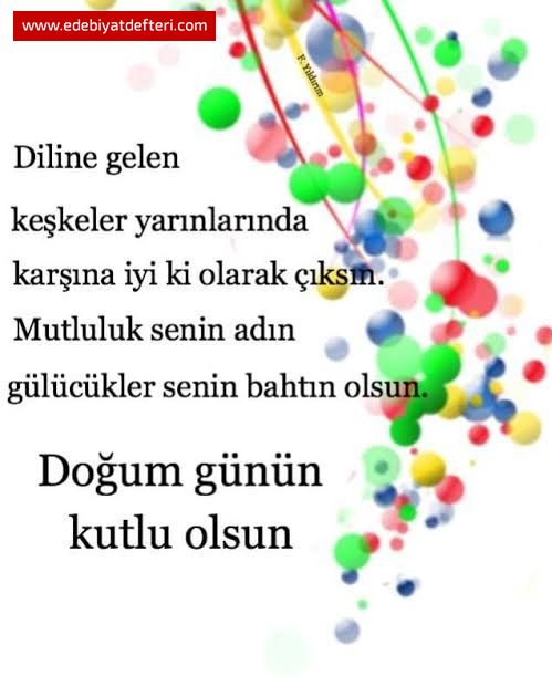 İYİ Kİ DOĞDUN RÜYACIM