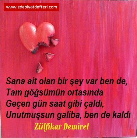 Sana ait olan bir ey var ben de