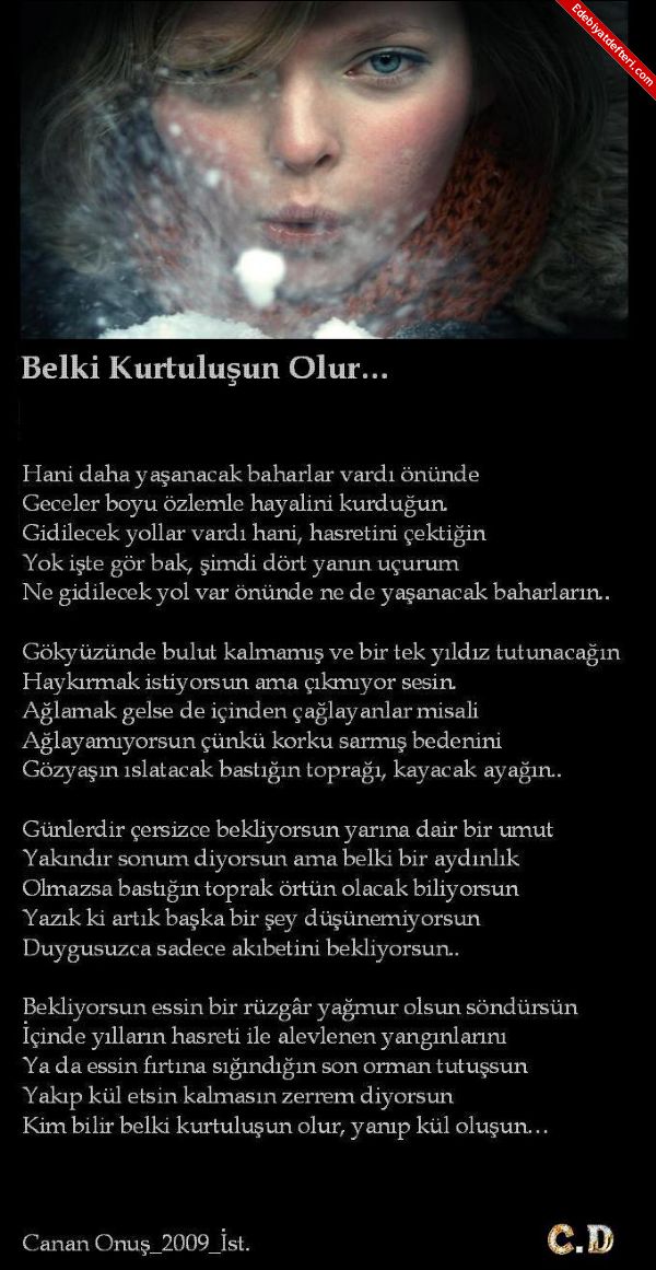 Belki Kurtuluun Olur…