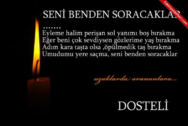 SEN BENDEN SORACAKLAR