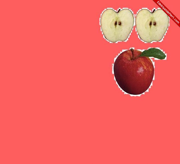 Bir elma/yarm elma