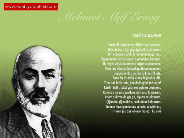 MLL AR- Mehmet Akif’e ithaf