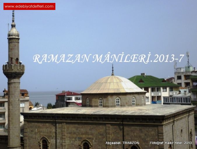 Ramazan Mnileri. 2013-7