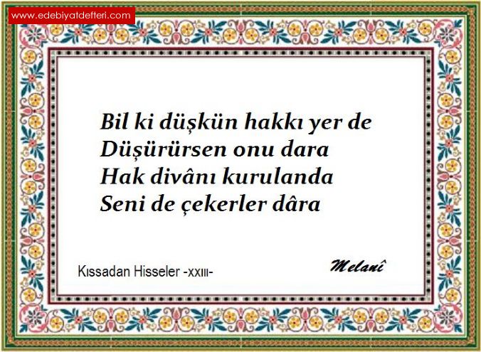 Kssadan Hisse -XXIII-