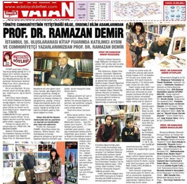PROF DR.RAMAZAN DEMR