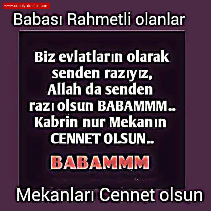 BENM PENCEREMDEN; BABAM!