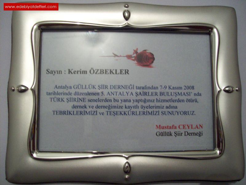Kamil Akdoan ve ayyolu Kltr Sanat Edebiyat Dergisi...