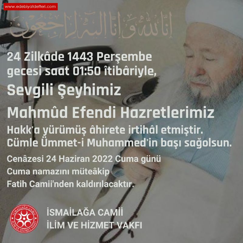 Vefat (HACI MAHMUT USTAOSMANOLU) KS