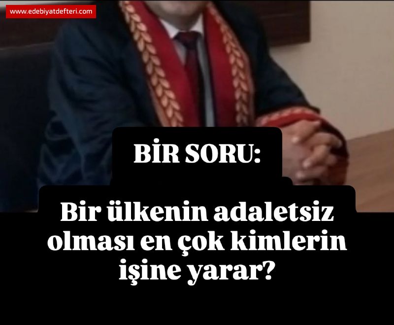 DİKEN ÜSTÜNDE YAŞAMAK (ADALETSİZLİK)