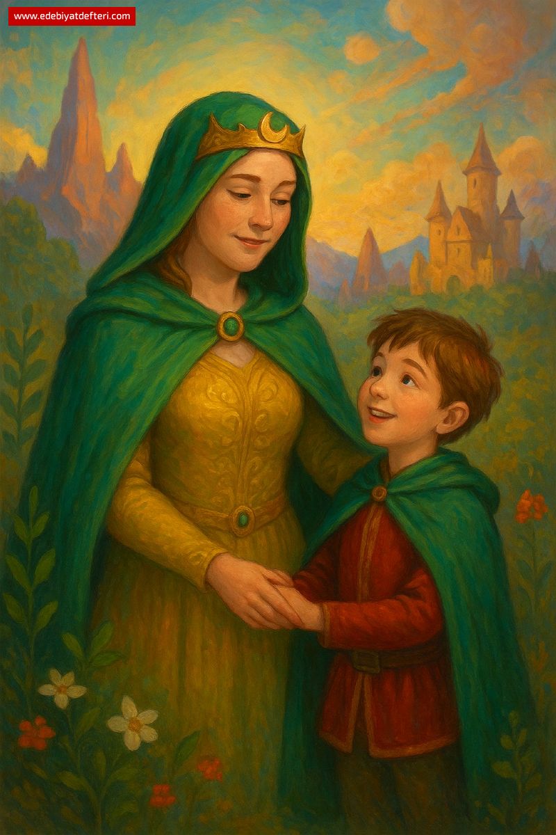 Yeşil Pelerinli Kraliçe ve Küçük Prens