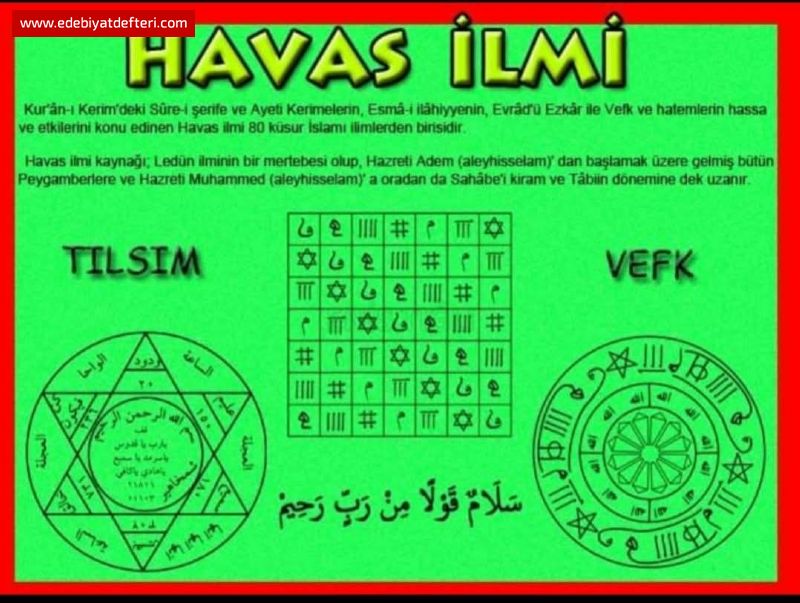İlmi Havas: Nesnelerin Gizli Özelliklerini Keşfetme Sanatı