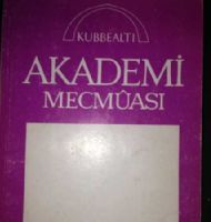 KUBBEALTI AKADEM MECMUASI