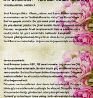 YYEN� Bat� ROMA: AMER�KA