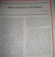 EDEB�YAT D�NYASI'NDAN KISA KISA DUYURULAR...