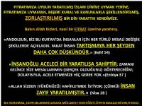 F�trat�m�za Uygun Olmayan, Bir Din Yaratt�k Kendimize.