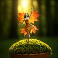 Zamann ellerinde dans eden yapraklar