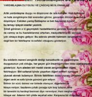 YARDIMLA�MA DUYGUSU VE �A�DA� M�SL�MANLAR