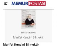 Marifet Kendini Bilmektir
