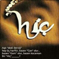 HİÇ'İN İÇİNDEKİ SONSUZLUK...
